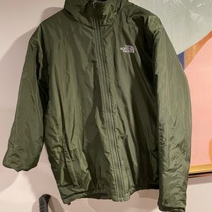 Green North Face Jacket